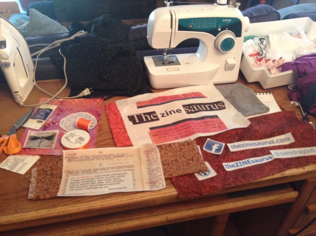 It'll have a collage effect, once it's done.